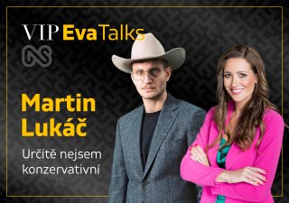 Slovenský malíř Martin Lukáč byl hostem pořadu VIP Eva Talks