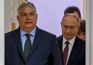 Maďarský prezident Viktor Orbán a ruský prezident Vladimir Putin