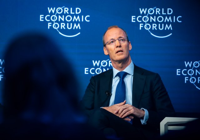 Klaas Knot na WEF v roce 2020