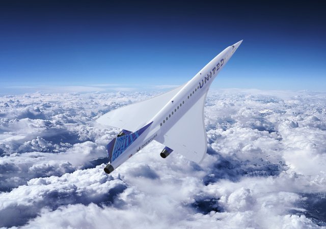 United Airlines koupí od firmy Boom 15 nadzvukových letadel Overture.