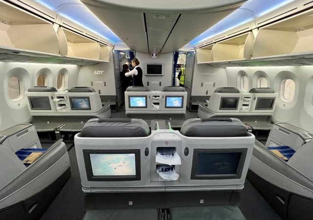 Business class v Boeingu 787 Dreamliner