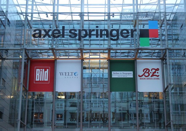Axel Springer, logo, sídlo, ilustrační foto