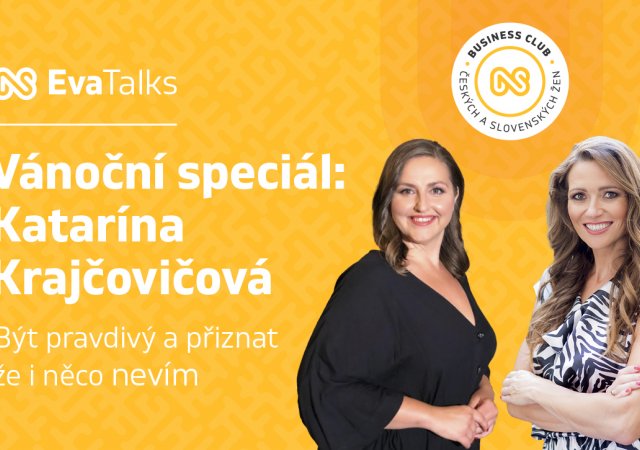 Katarína Krajčovičová v Eva Talks