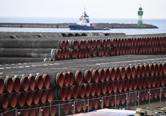 Nord Stream 2, výstavba plynovodu, ilustrační foto