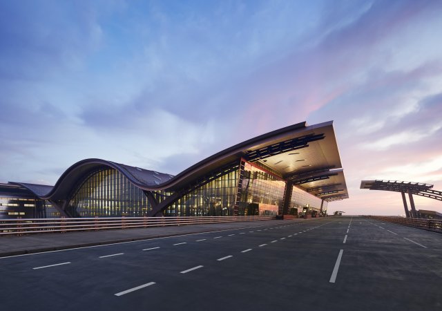Letiště Hamad poutá svojí pozoruhodnou architekturou.