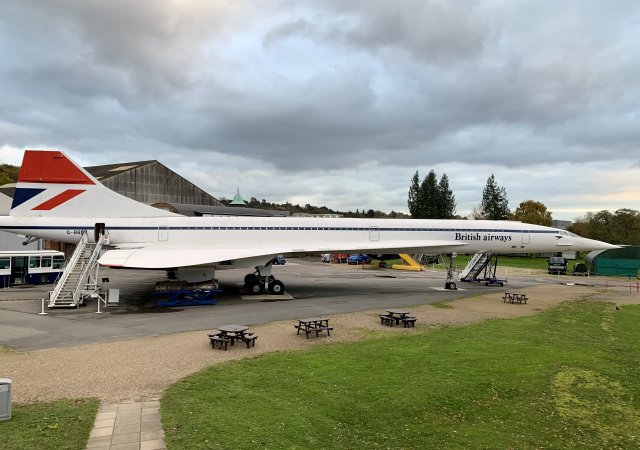 Letoun s registrací G-BBDG v Brooklands Museum