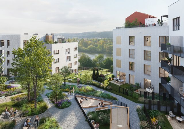 Skanska Residential postaví v Praze Modřanech dalších 126 bytů za více než miliardu korun.