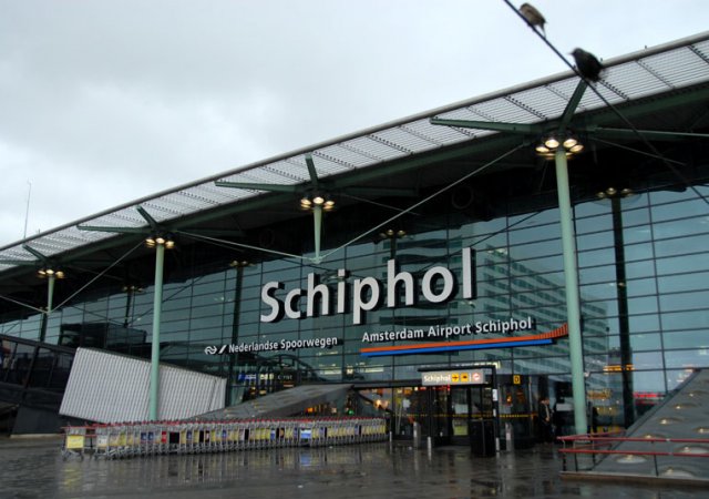 Letiště Schiphol v Amsterodamu