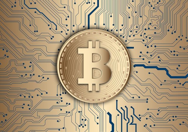 bitcoin, ilustrační fotografie