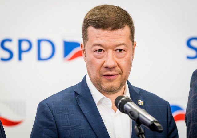 Šéf SPD Tomio Okamura