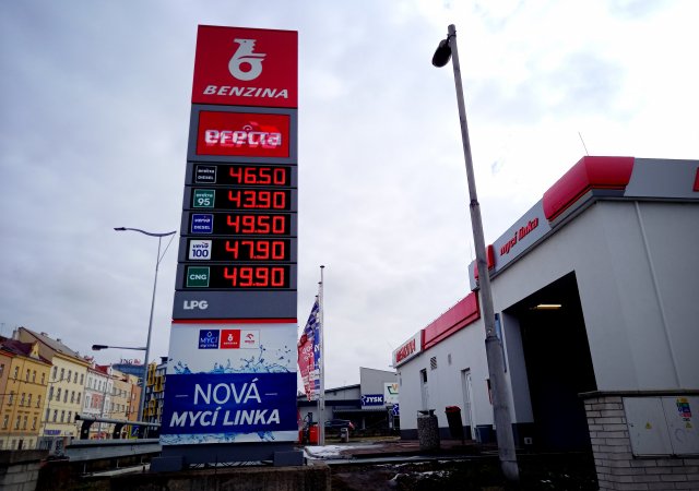 Ceny benzinu - ilustrační foto