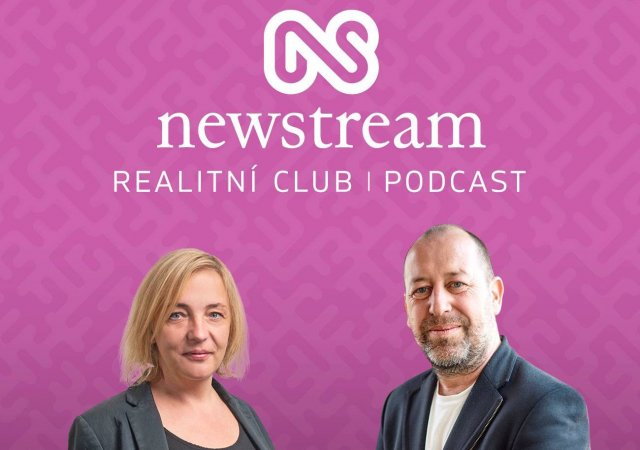 Moderátoři Realitního Clubu Petra Jansová a Dalibor Martínek.