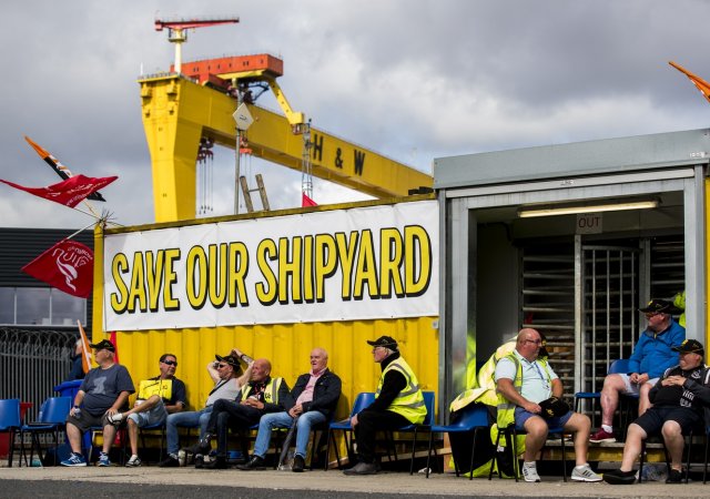 Kampaň za záchranu loděnice Harland & Wolff probíhala už v roce 2019
