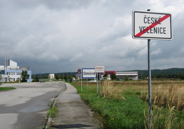 České Velenice - Gmünd - česko rakouských hraniční přechod