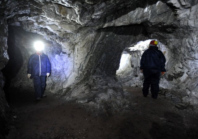 Historický důl Kovárna v Obřím dole v Krkonoších
