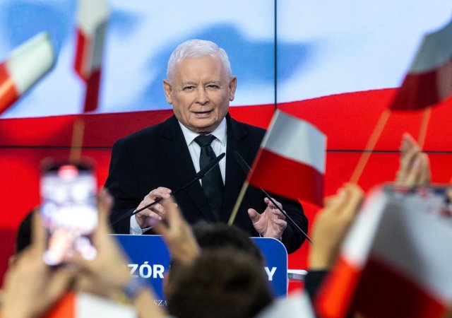 Šéf strany PiS Jarosław Kaczyński