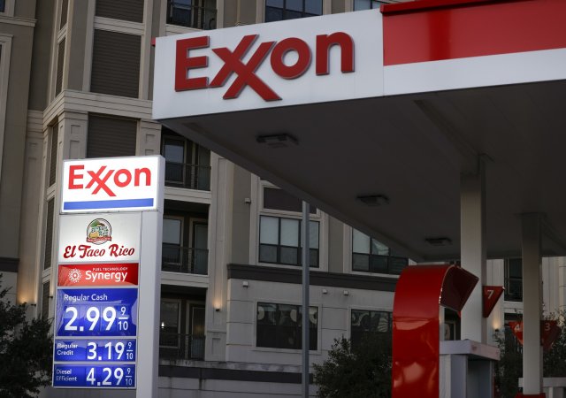 Čerpací stanice Exxon