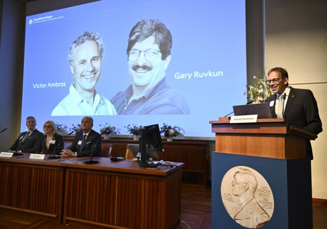 Nobelovu cenu za fyziologii a lékařství získali Američané Victor Ambros a Gary Ruvkun