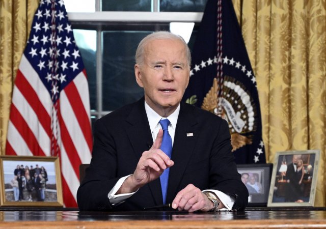 Americký prezident Joe Biden přednesl svůj poslední projev