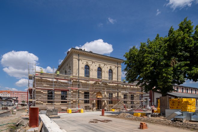 Rekonstrukce jateční burzy v Holešovické tržnici