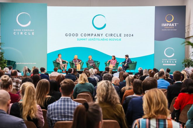 ONLINE: V Mánesu pokračuje největší konference o sociální udržitelnosti v Česku Good Company Circle