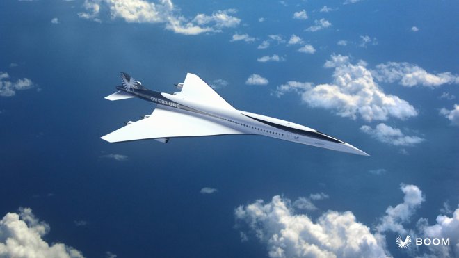 Boom Supersonic připravuje model nazvaný Overture