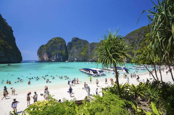 pláž Maya Bay