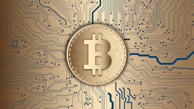 bitcoin, ilustrační fotografie