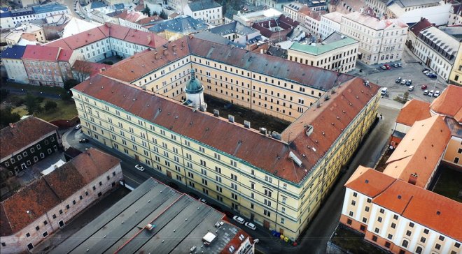 Hanácké kasárny v centru Olomouce