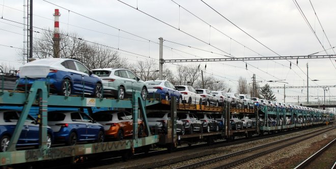 Automobily tvoří velkou část exportu