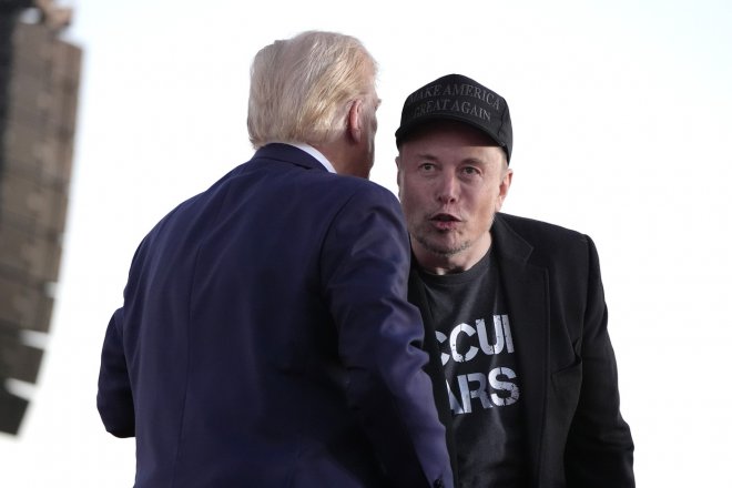 Donald Trump a Elon Musk