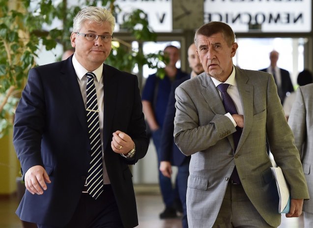 Miloslav Ludvík a Andrej Babiš