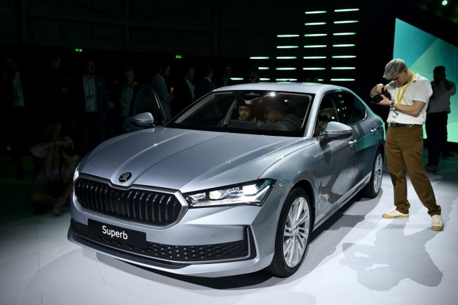 Představení nové generace automobilu Škoda Superb, 2. listopadu 2023