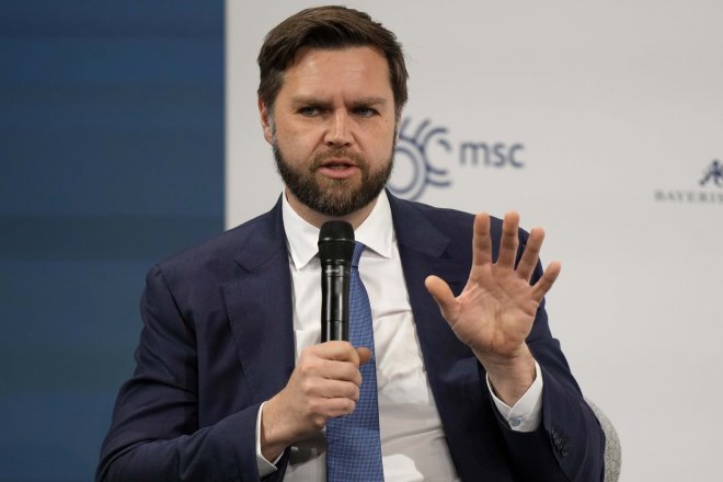 J. D. Vance na bezpečnostní konferenci v Mnichově