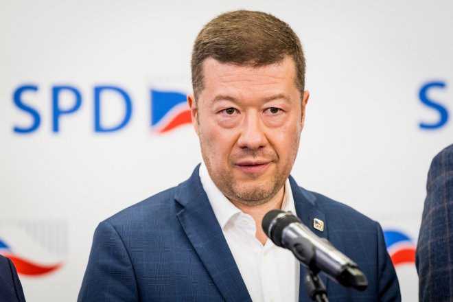 Šéf SPD Tomio Okamura