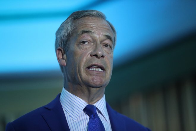 Šéf britské pravicově populistické strany Reform UK Nigel Farage