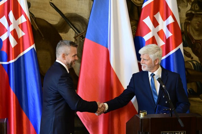Pellegrini v Praze. S prezidentem Pavlem mluvil o blízkosti obou zemí