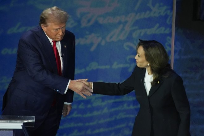 Donald Trump a Kamala Harrisová