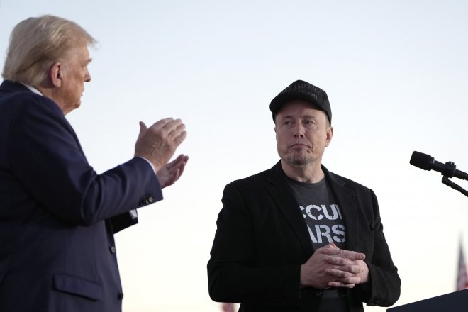 Donald Trump a Elon Musk