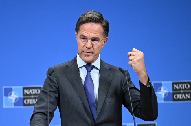 Rutte: Rusko je možná hlasité, ale NATO je silné. Podpora Ukrajiny není charita