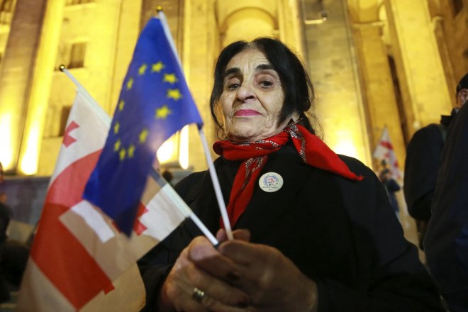 V Tbilisi probíhá demonstrace