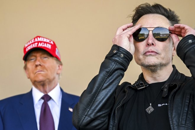 Donald Trump a Elon Musk