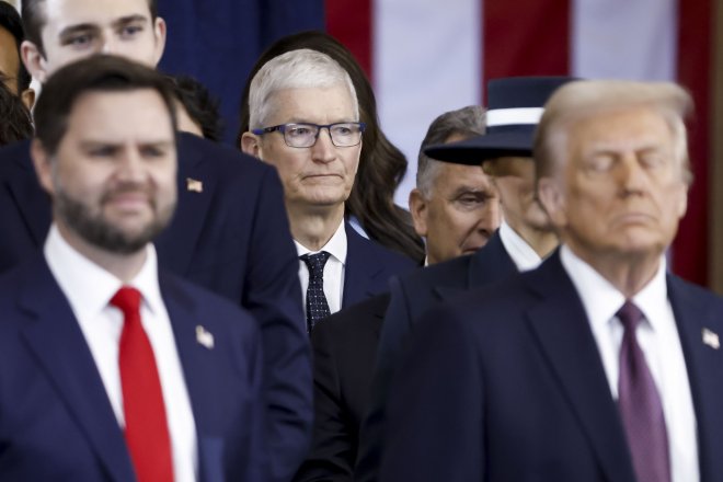 Tim Cook na inauguraci Donalda Trumpa