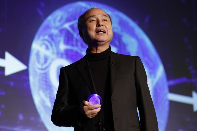 Šéf japonské investiční banky SoftBank Masayoshi Son