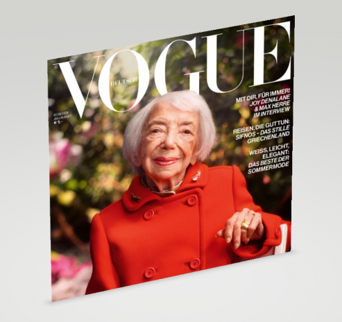 Německé vydání Vogue má na titulní straně 102letou přeživší holokaustu