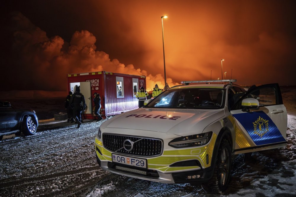 Sopečná erupce na Islandu