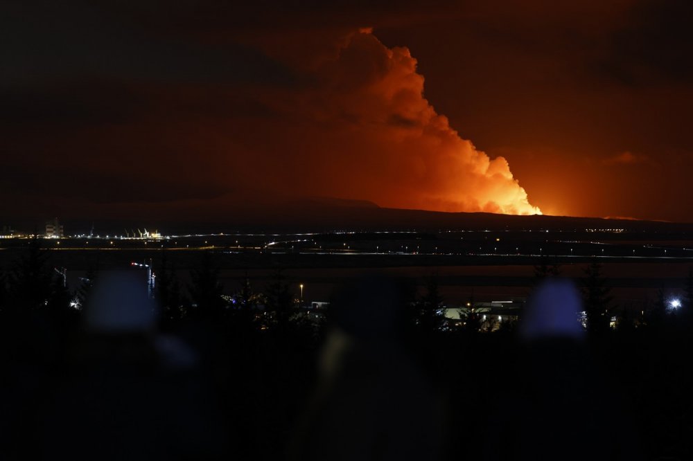 Sopečná erupce na Islandu