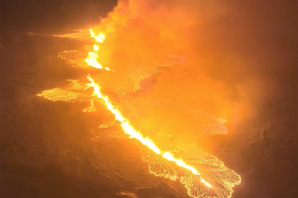 Sopečná erupce na Islandu