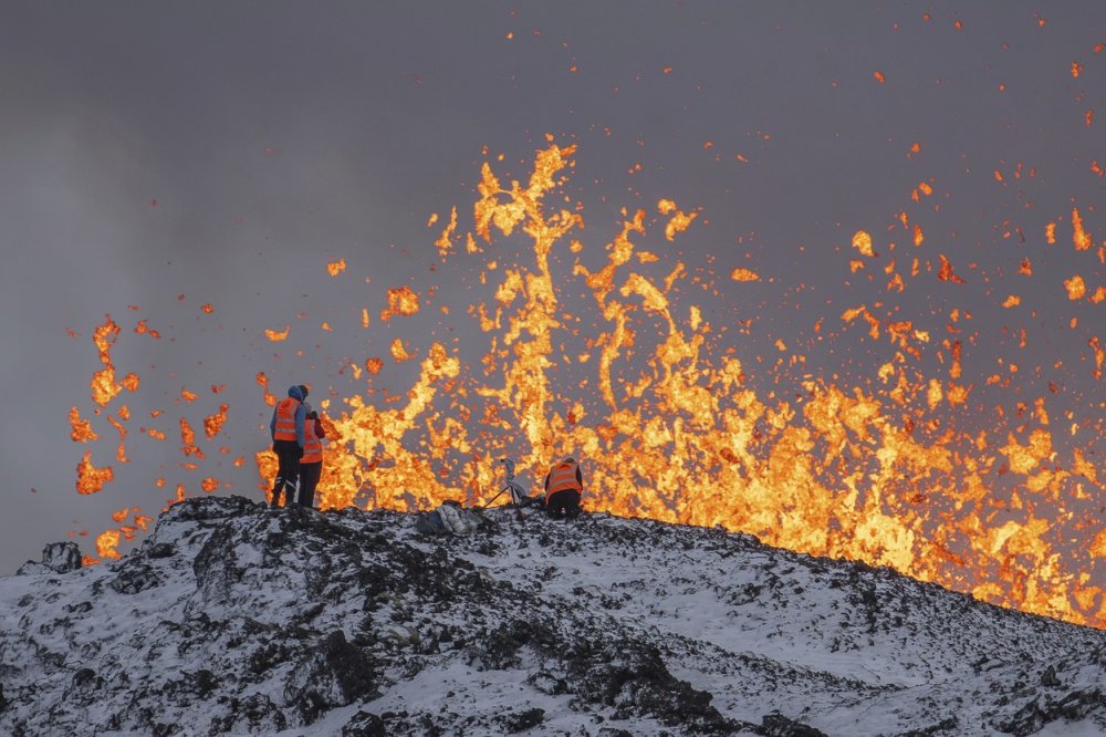 Sopečná erupce na Islandu