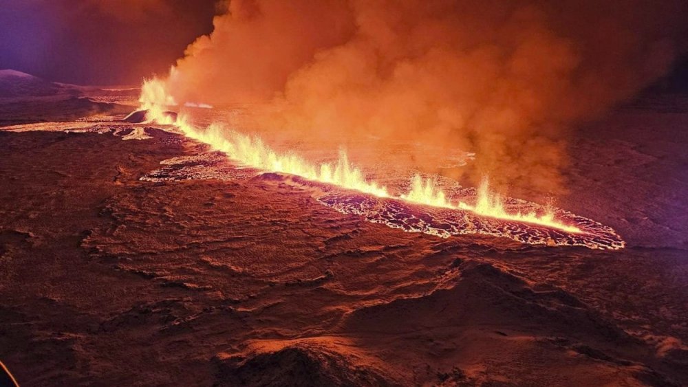 Sopečná erupce na Islandu